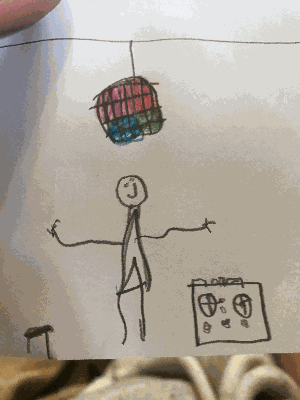 Demo dancing stickman
